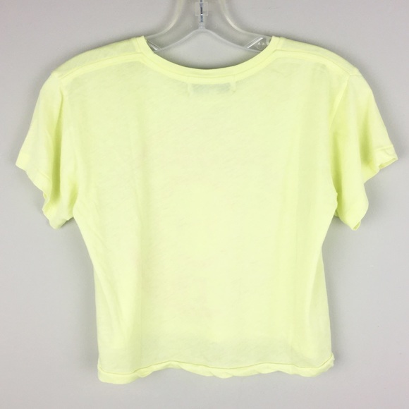WILDFOX | Yellow Pink Workout Tee - H9 - Picture 3 of 6